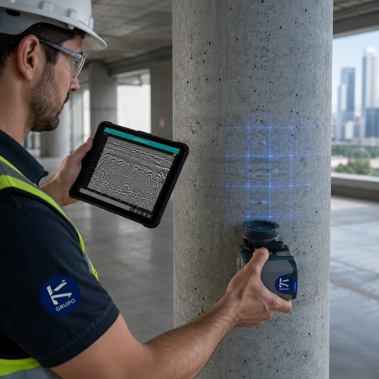 Georradar GP8800 para detección y cartografía del subsuelo