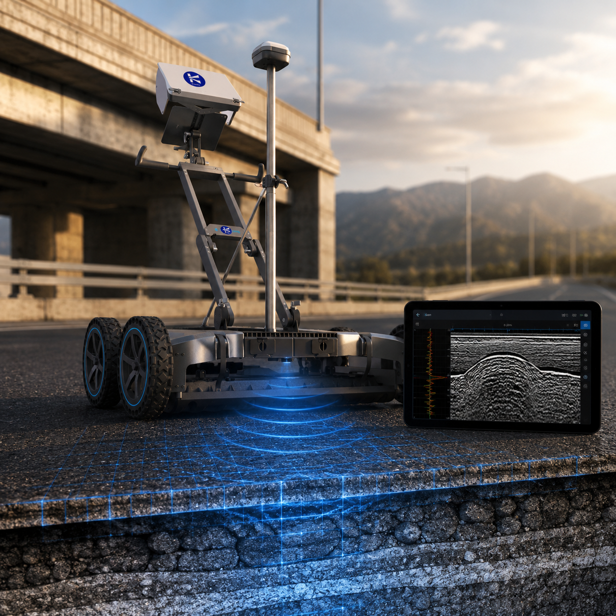 Georradar GS9000 para detección y cartografía del subsuelo