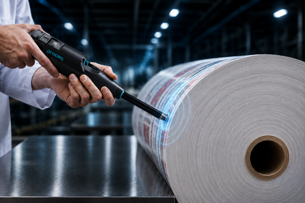Durómetros para Bobinas de Papel y Plástico