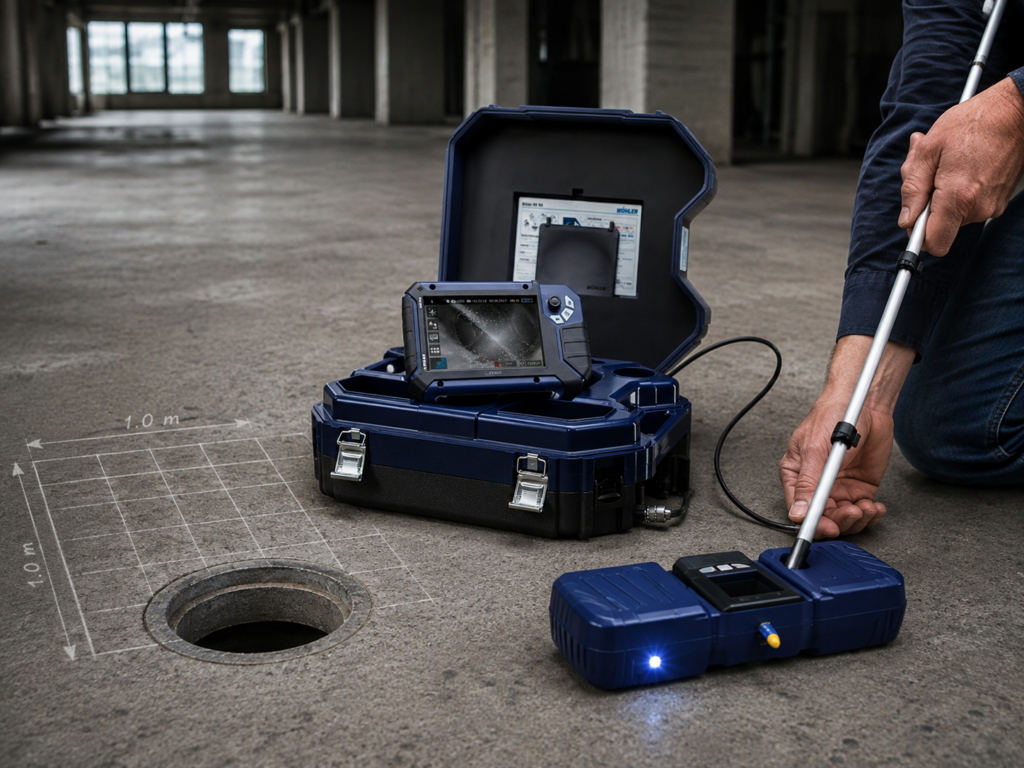 Videoscopio Wöhler VIS 700 Plus para inspección de tuberías